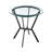Naomi & Chelsea 4 - Person Glass Top Four Leg Dining Set-86302902-86302900-86302901