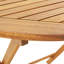 4 - Person Acacia Wood Patio Dining Set with Round Table-183688554