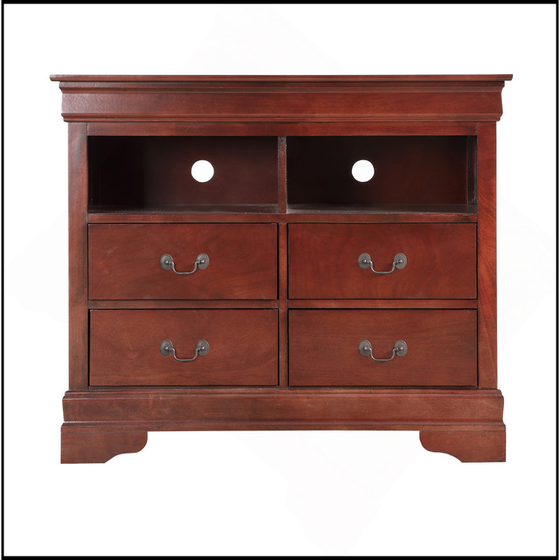Commode télé Louis Phillipe, cerisier, Cerisier