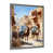 Impression argent sur toile encadrée