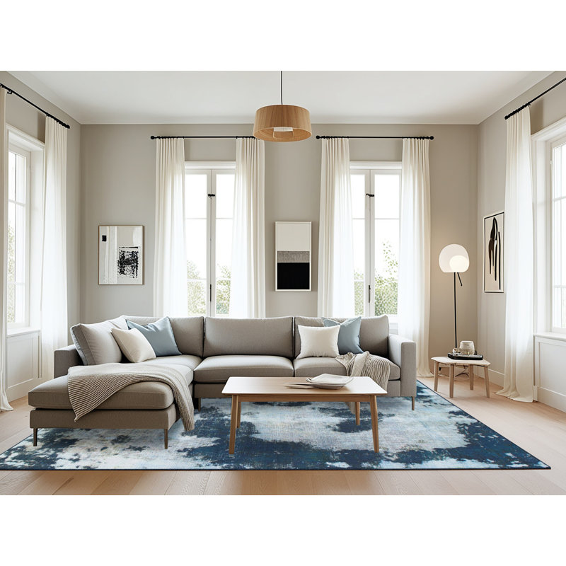 Tapis abstrait moderne 905, Rectangle 8 pi x 12 pi