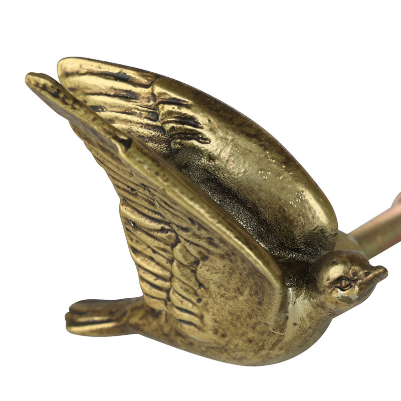 Ensemble de 4 boutons flottants surdimensionnés en métal pour oiseaux volants
