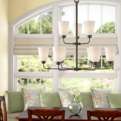 Kerrville Nine Light Chandelier from Generation Lighting 