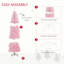 Sapin de Noël artificiel mince de 7 pi avec 818 pointes réalistes, rose