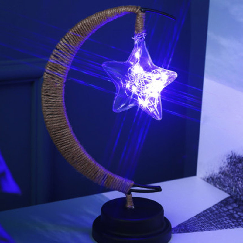 Veilleuse décorative à DEL en fer forgé
