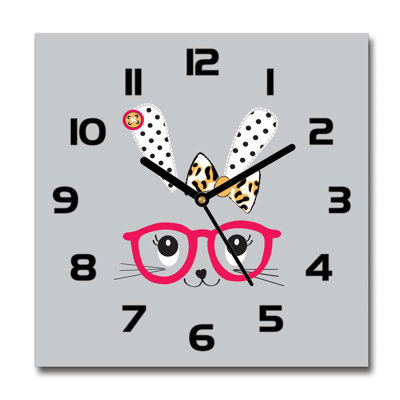 Glass Wall Clock