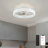 Flush Mount Dimmable Ceiling Fan with LED Lights-93776337