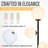 Modern Adjustable Floor Lamp - 3 Light Modes & Sleek Glass Design for Cozy Living Spaces