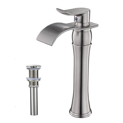 Single-handle Bathroom Faucet with Drain Assembly
