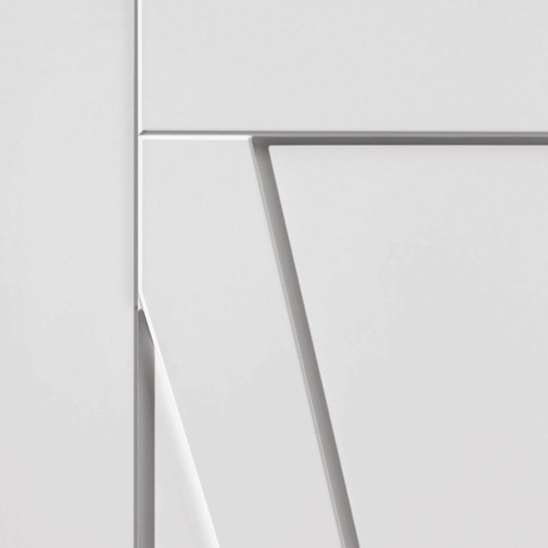 Aurora Internal Door Primed, 198.1cm H x 76.2cm W x 3.5cm D