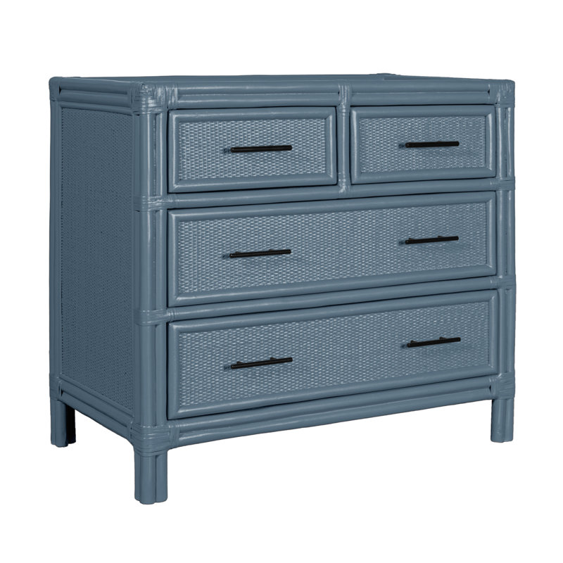 Aruba 4 - Drawer Nightstand, Regatta Blue