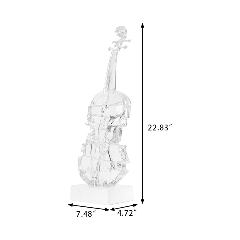 Figurine moderne en résine, H 22,83 po x l 7,48 po x P 4,72 po
