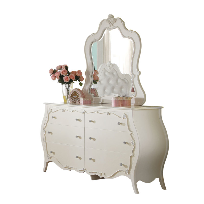 Commode double à 4 tiroirs avec Miroir Shevchenko
