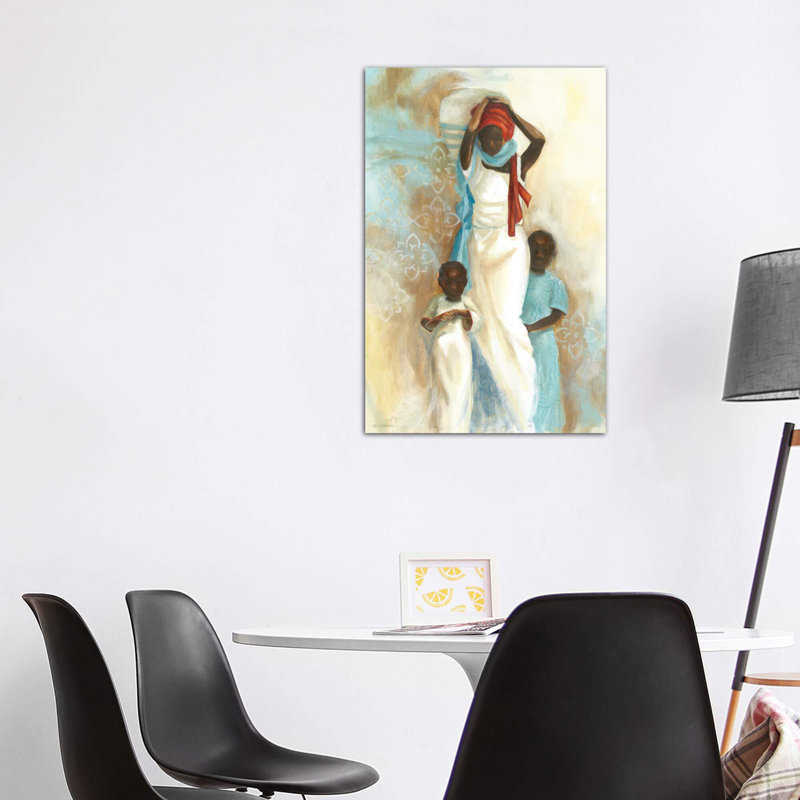 « power of love ii » par carol robinson, reproduction d’art, H 40 po x l 26 po x P 1,5 po, Toile tendue