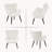 Modern Mid Century Accent Chair With Backrest & Metal Legs-1648502268