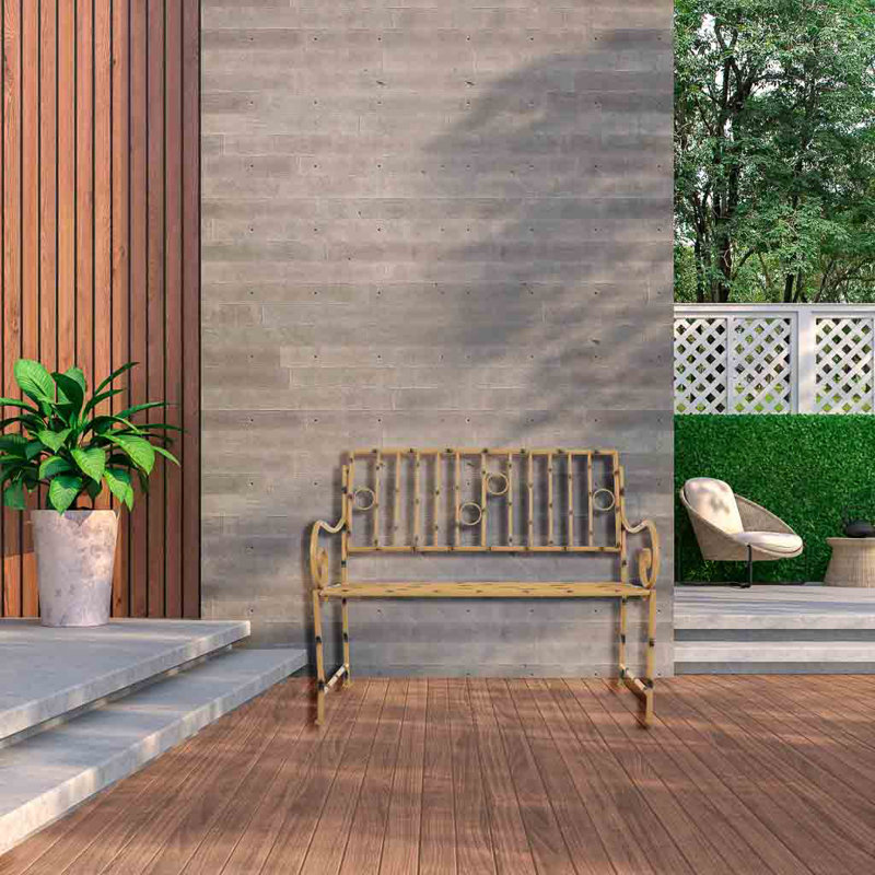 Pantanella Iron Outdoor Bench
