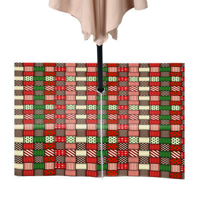 Christmas Quilt Water Repellent Tablecloth