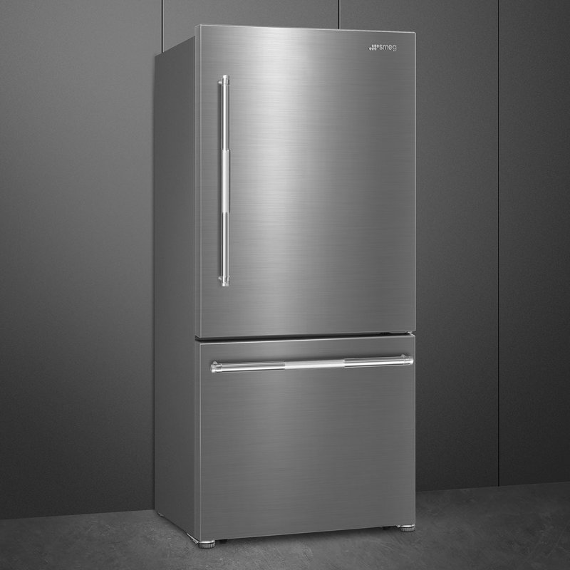 30" Freestanding Bottom-Mount, W/Handles, Auto Ice Maker