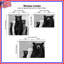 Rideaux noirs et blancs obscurcissant et obscurcissant - 2 panneaux-129213152-129213155