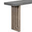 Console Ackermann avec pieds en placage de chêne - Stable et élégant pieds gris modernes-121585823