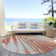  Machine Washable Indoor/Outdoor Chantille ACN876 Black Rug