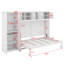 Grand lit escamotable avec armoires-397920238