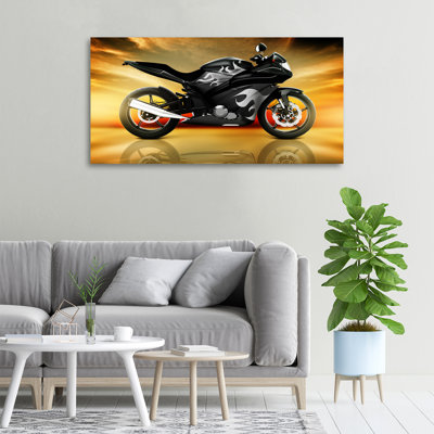 Motorcycle - Wrapped Canvas Print