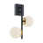 Black/Light Antique Brass selected