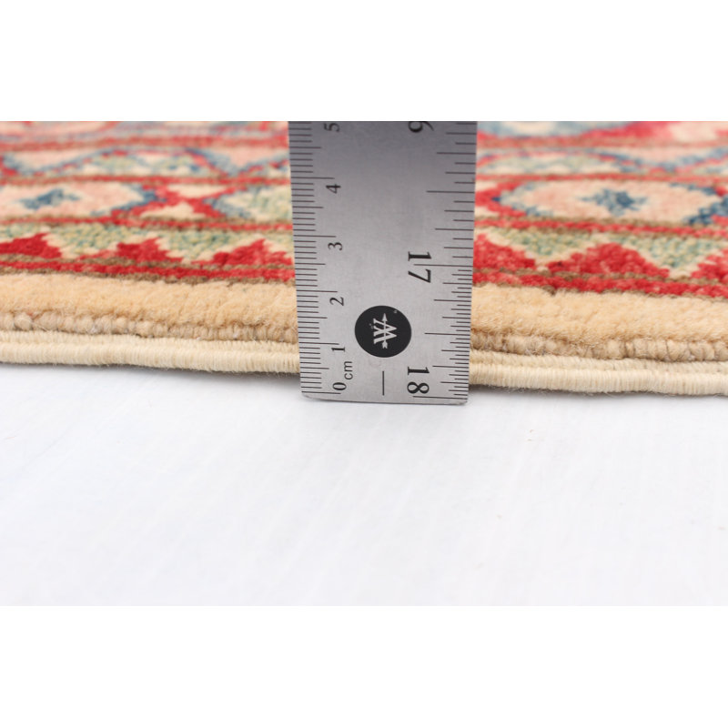 Radee One-of-a-Kind 6'8" X 10'0" New Age Wool Area Rug in Cream
