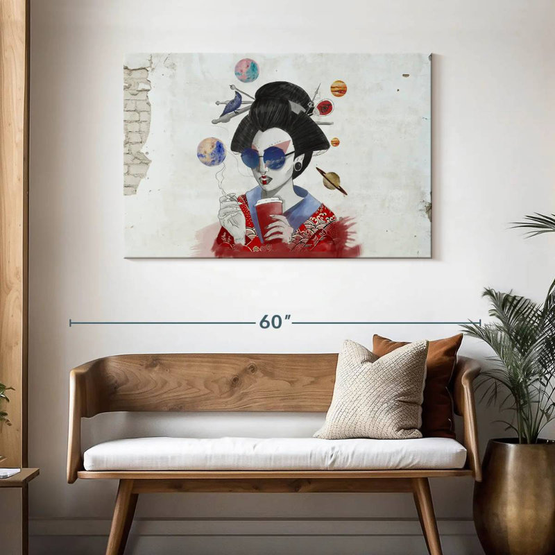 Geisha urbaine Leisha, H 30 po x l 45 po