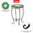 Juliett Round Outdoor Side Table , 13.8'' in. W 13.8'' in. D-17522895