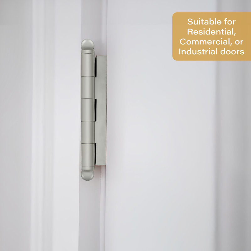 2.5'' x 2'' Butt Bearing Hinge, Brushed Nickel