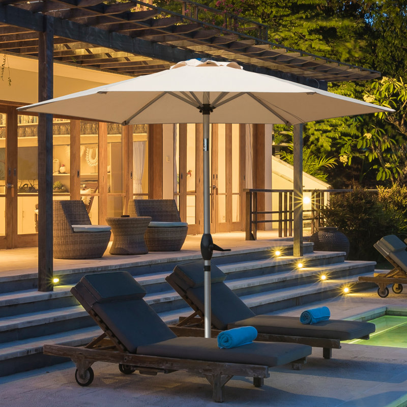 Parasol de patio 116,14 po Sirley, Beige