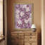 "Pastel mauve mauve en fleurs, impressionisme, décoration murale encadrée or"-108571064