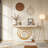 Narrow Entryway Sofa Table with Ring Base