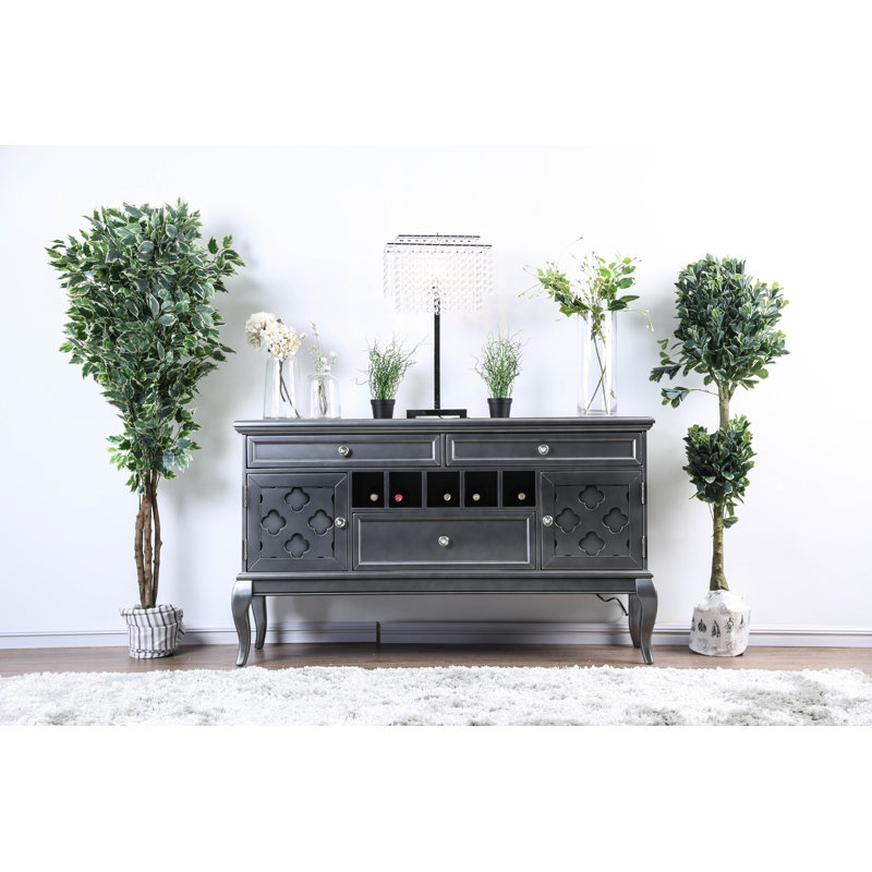 Buffet de 59 po de largeur Simmonsville, Gris