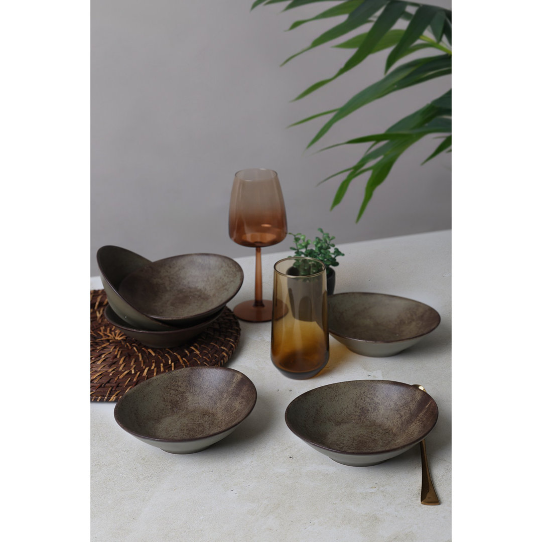 Latitude Run Annsleigh 100% CERAMIC STONEWARE Salad Bowl