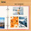 Arpan Extra-Large 3-Ring Binder Self Adhesive Photo Album 20/Sheets 40/Sides (Purple)-111101772