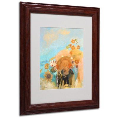 " Evocation Of Roussel 1912 " by Odilon Redon