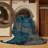 Machine Washable Abstract Blue Area Rug-1522190769