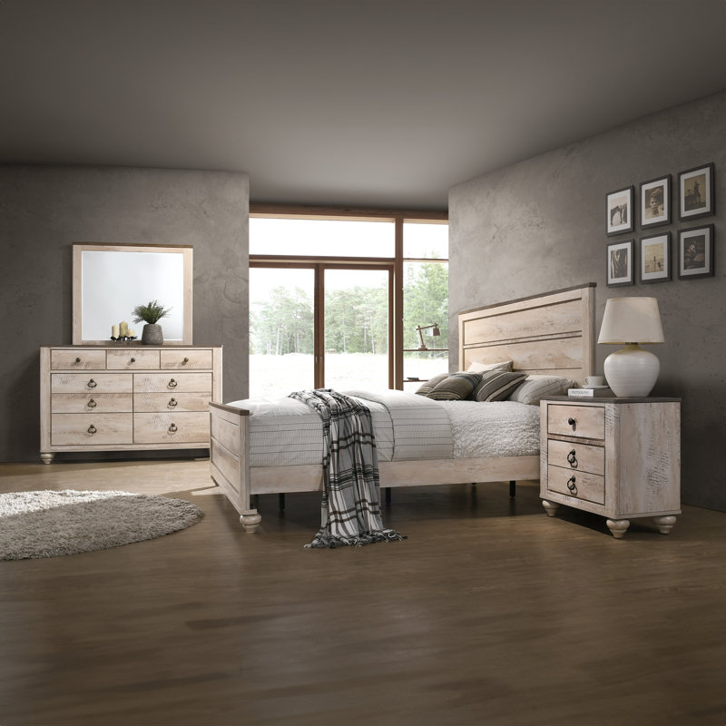 Ensemble de chambre à coucher standard 4 pièces Amareona, Très grand