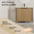 36'' Single Bathroom Vanity with Resin Top
