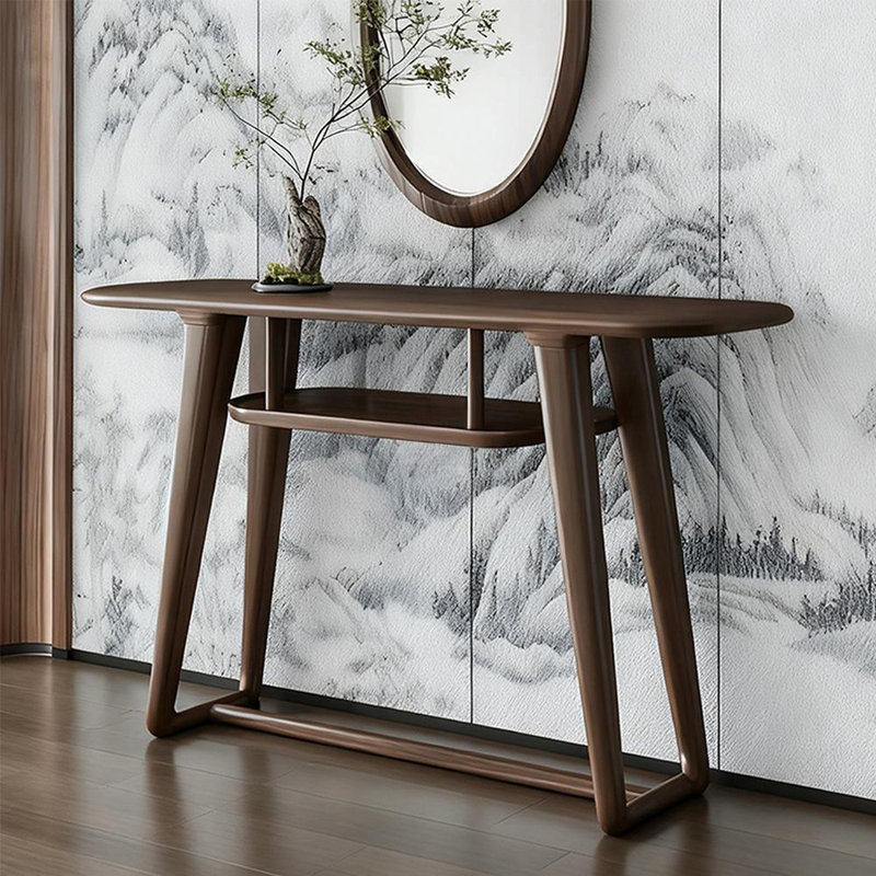 Nouvelle console en bois massif de style chinois, H 34,6 po x l 63 po x P 15 po