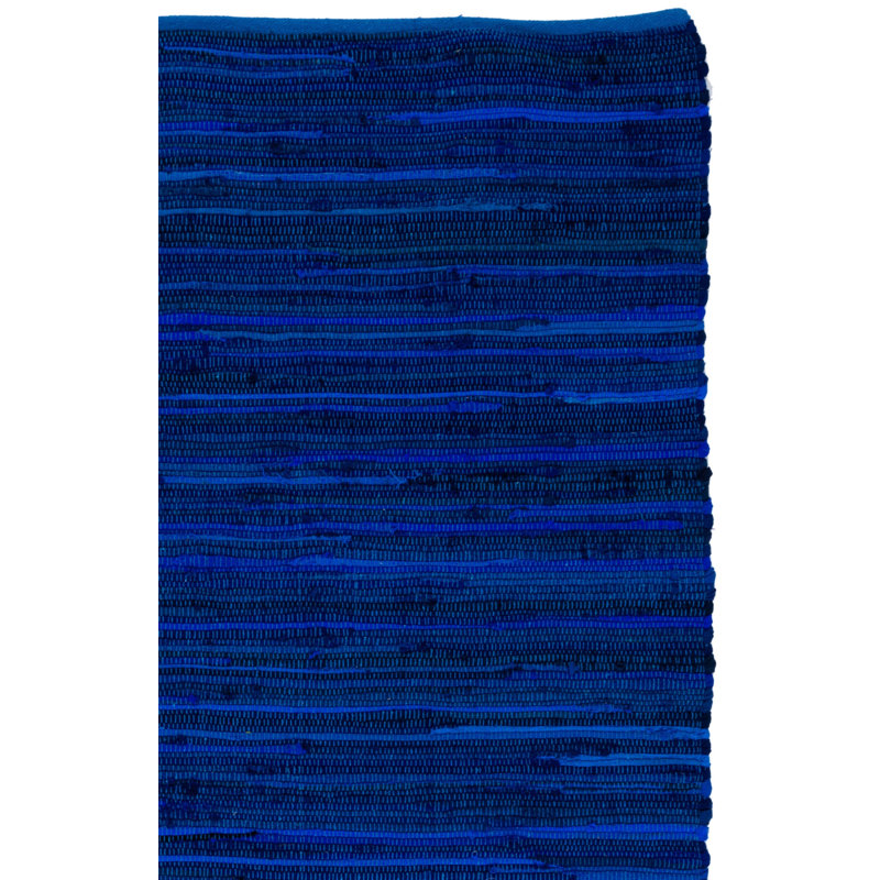 Tapis en coton tissé à la main Burkhart, Rectangulaire 3 pi x 5 pi