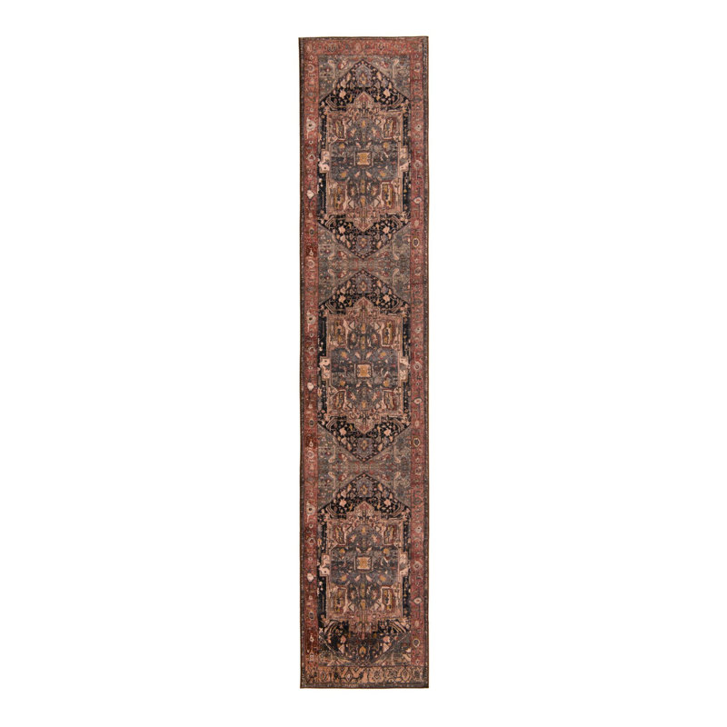 Oriental Indoor Rug, Runner 2'7" x 13'