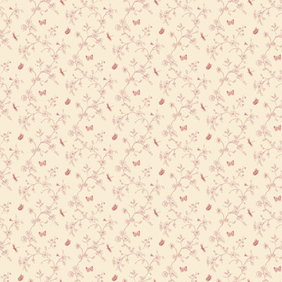 Miniatures 3 Collection Butterfly and Dragonfly Botanical Trail Wallpaper Roll