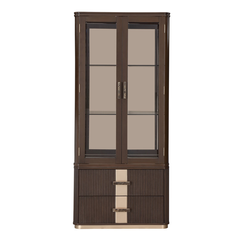West Kensington Display Cabinet, Brown