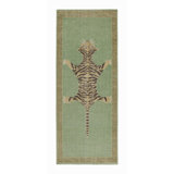 Distressed Homage Hand Knotted Wool Animal Print Area Rug