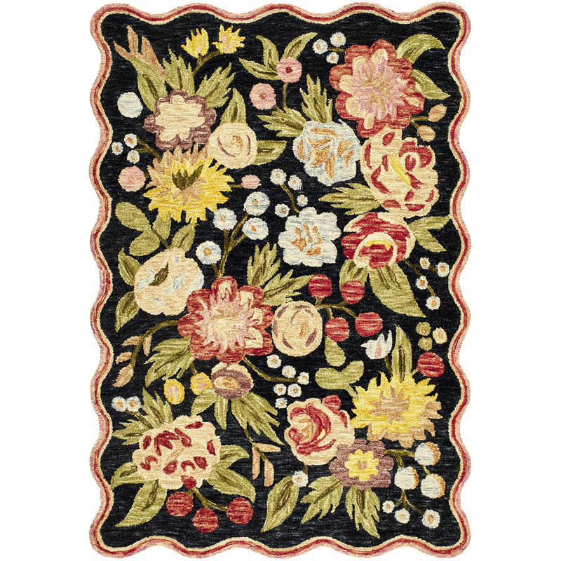 Grenard Hand Tufted Area Rug, Rectangle 2' x 3'