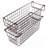 Stackable Metal Storage Baskets (Set of 2)-666800547-666800546